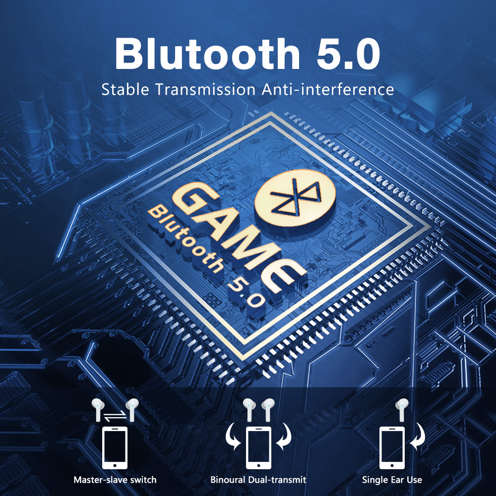 KUMI X1 Bluetooth 5.0 Gaming Music Double Modes Earphone